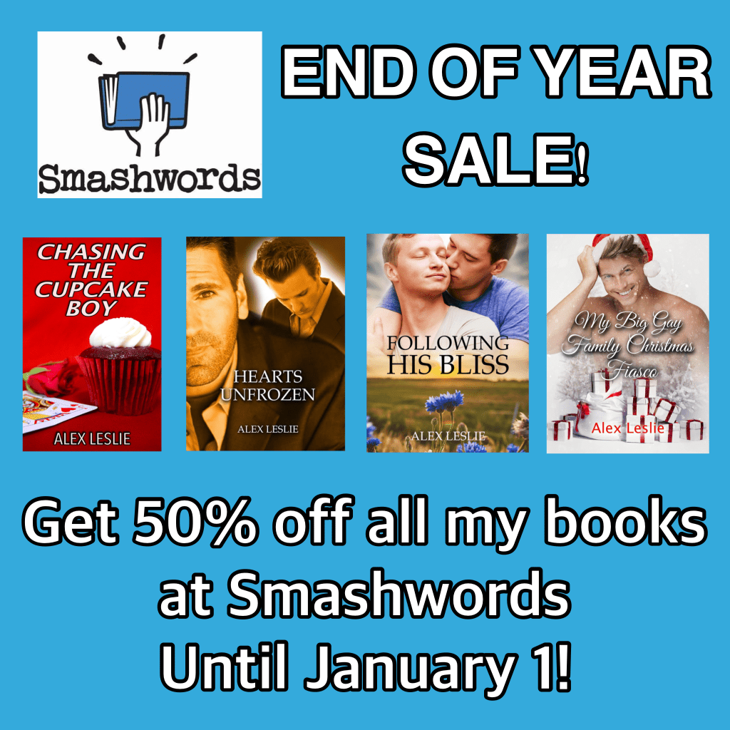 Get 50% off all my books at the Smashwords End of Year&nbsp;Sale!